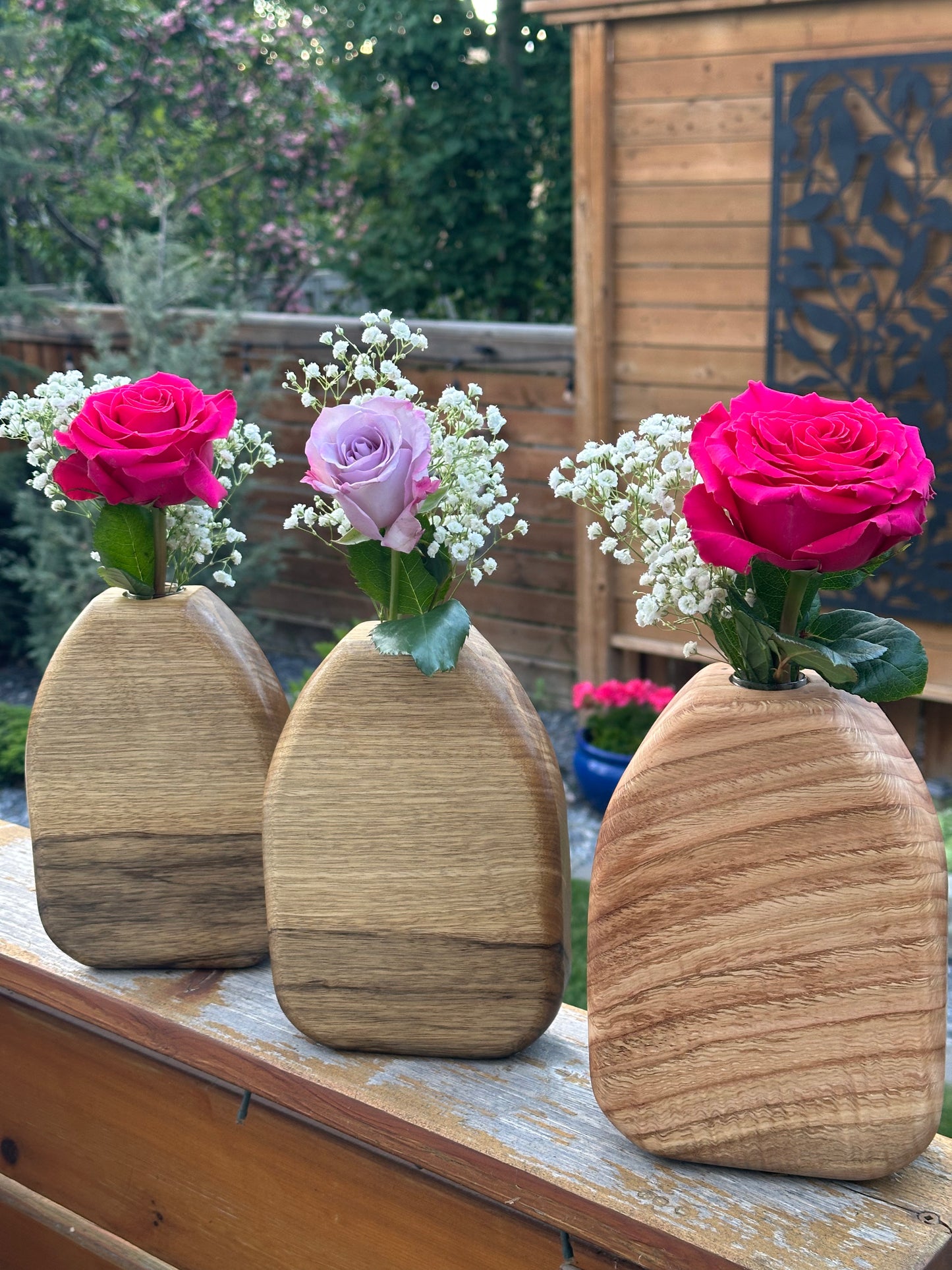 Wood Vase - Small