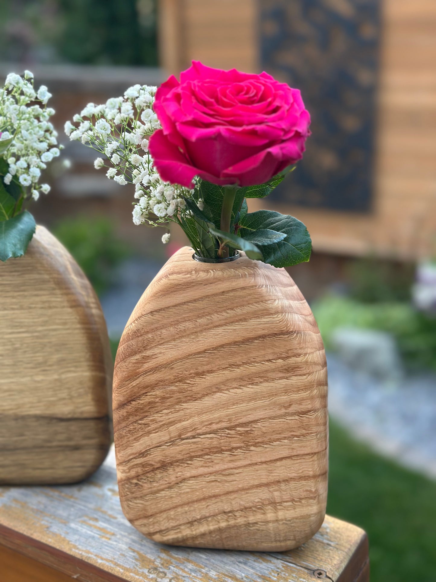 Wood Vase - Small